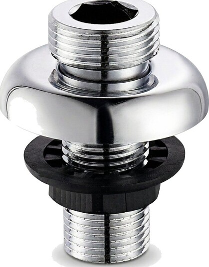 Celeste Kabinettgjennomføring 1/2"x3/4" 55 mm 2 Stk Krom