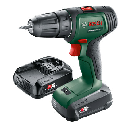 CORDLESS DRILL / SCREWDRIVER WITH TWO GEARS Universal Drill 18V CORDLESS DRILL / SCREWDRIVER WITH TWO GEARS Universal Drill 18V