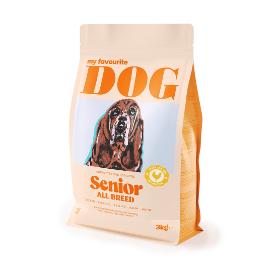 My Favourite Dog Senior Kylling 3 kg Hundefôr til eldre hunder