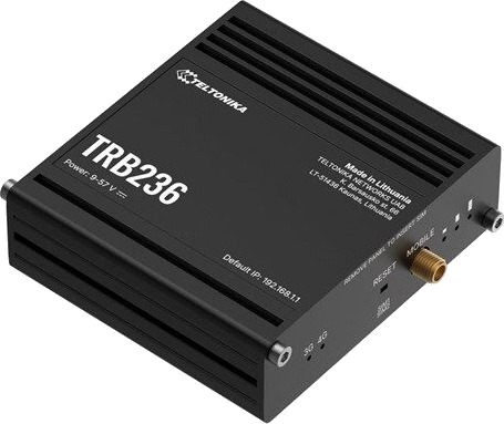 Teltonika TRB236 wireless router WWAN 3G 4G DIN rail mountable surface mountable Wireless router Teltonika TRB236 wireless router WWAN 3G 4G DIN rail mountable surface mountable Wireless router