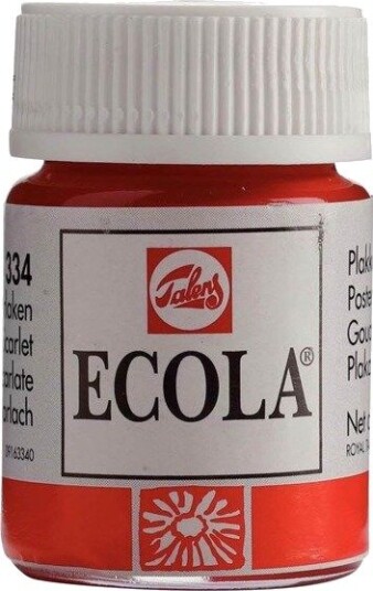 Bruynzeel Ecola Poster Paint Bottle 16ml Scarlet 334
