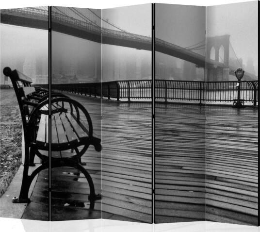 Romdeler - A Foggy Day on Brooklyn Bridge II 225x172 - Artgeist sp. z o. o.