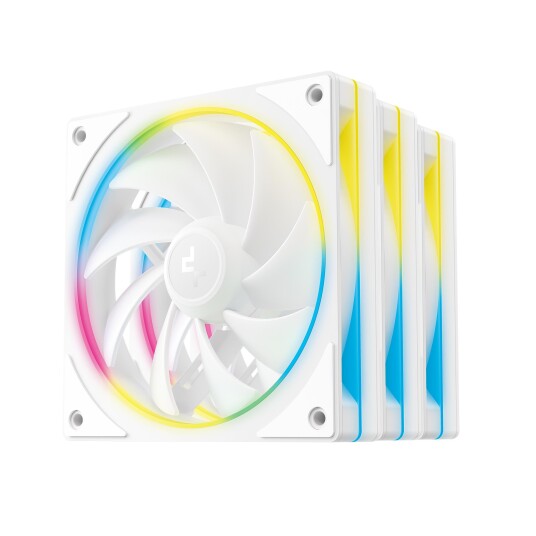Deepcool FL12 SE 120mm Vifter 3-Pack Hvit med RGB
