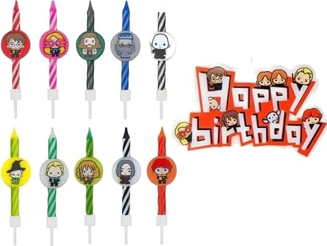 Pan Vision Harry Potter Kawaii Fødselsdagslys Pan Vision Harry Potter Kawaii Fødselsdagslys