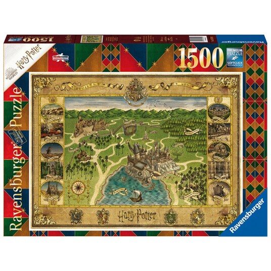 Ravensburger Hogwarts Map 1500p