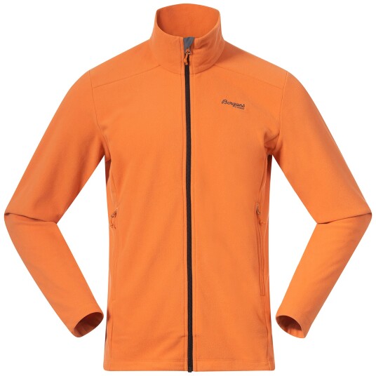 Bergans Men's Finnsnes Fleece Jacket Faded Orange S, Faded Orange