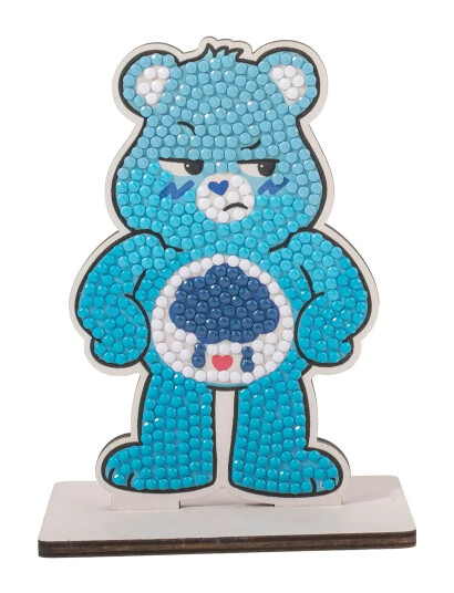 Crystal Art Grumpy Bear Buddy Blue One Size
