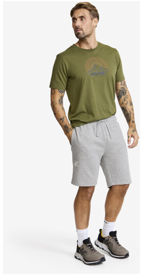 Revolutionrace Bukser Shorts RVRC Sweat Shorts Herre Grey Melange S Revolutionrace Bukser Shorts RVRC Sweat Shorts Herre Grey Melange S
