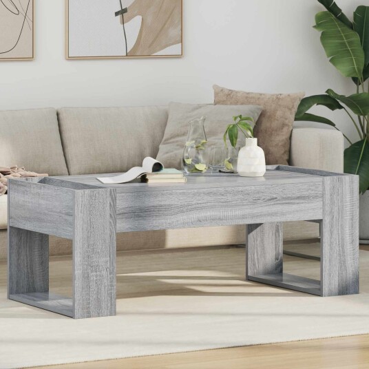 Kaffebord Grå Sonoma 110 x 50 x 41 cm Konstruert tre