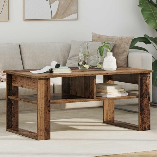 Kaffebord Gammelt tre 96 x 54 x 44 cm Konstruert tre