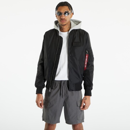 Alpha Industries Ma 1 Tt Hood Light Black M Alpha Industries Ma 1 Tt Hood Light Black M
