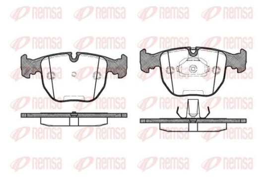 Bremseklosser REMSA 0596.10 Bremseklosser REMSA 0596.10