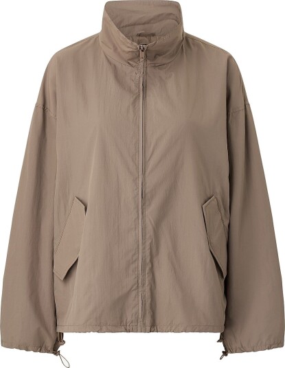Gina Tricot Vindjakke Sporty Windbreaker Brun