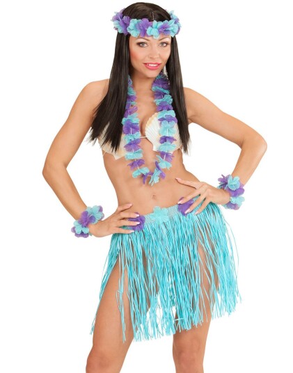 Aloha Hawaii Kostyme Sett 5 Deler Aloha Hawaii Kostyme Sett 5 Deler