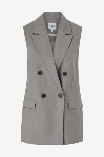 Saint Tropez   Vest Innekesz Waistcoat   Grå