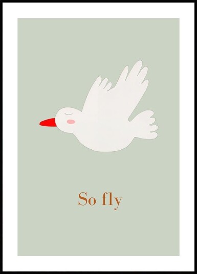 So Fly Plakat Plakat / 40x50cm