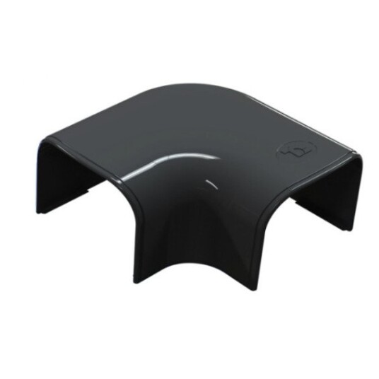 GrøntKlima AS Optima T Flatbend CP75 75 X 56mm Sort