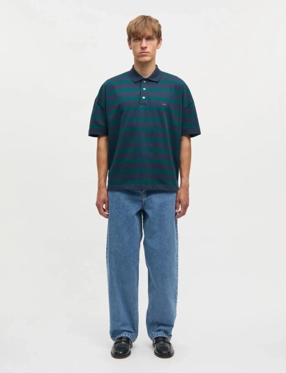 Mads Nørgaard Light Terry Polo St Tee Navy S