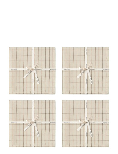 STUDIO FEDER Livia Napkin - Beige - 40X40CM
