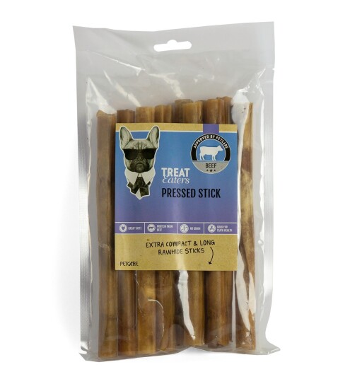 Treateaters Pressede Tyggbein 10 stk - Naturlig 20x2 cm Treateaters Pressede Tyggbein 10 stk - Naturlig 20x2 cm