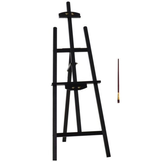 Staffeli Sittende Og Stående Staffeli Laget Av Furu 90° Justerbar For Kunstmaling Sammenleggbar Staffeli Sittende Og Stående Staffeli Laget Av Furu 90° Justerbar For Kunstmaling Sammenleggbar