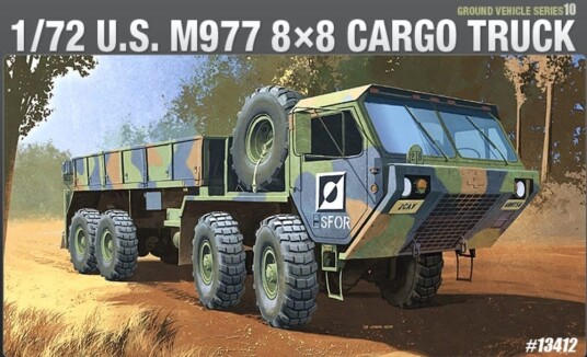 Academy 1/72 U.S. M977 8x8 Cargo Truck Academy 1/72 U.S. M977 8x8 Cargo Truck