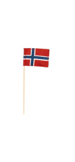 Norsk Flagg 15cm Pk/6 Norsk Flagg 15cm Pk/6