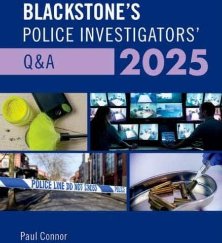 Blackstone's Police Investigators' Q&A 2025