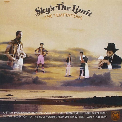 The Temptations Sky's The Limit LP/Vinyl