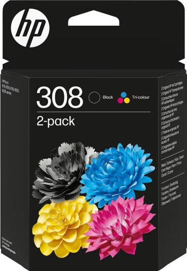 HP 308 blekkpatron (sort/trefarget) HP 308 blekkpatron (sort/trefarget)