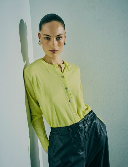 Copenhagen Muse Cmmarino Cardigan Yellow XL Copenhagen Muse Cmmarino Cardigan Yellow XL