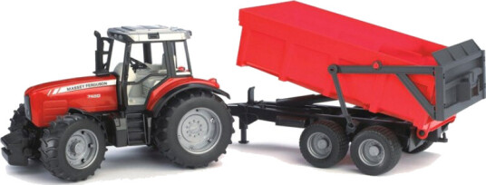 Bruder Massey Ferguson 7480 Med Trailer Bruder Landsbruksmaskiner 2045