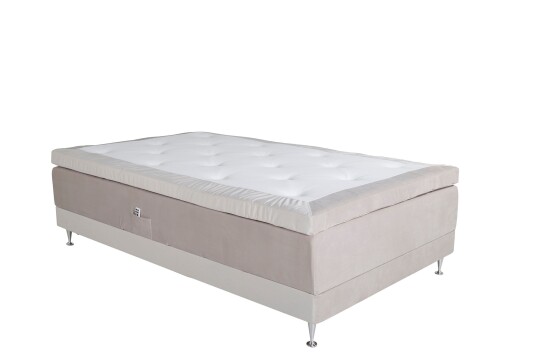 Venture Design Vansbro kontinental seng Beige fløyel 120 cm Fast Beige Venture Design Vansbro kontinental seng Beige fløyel 120 cm Fast Beige