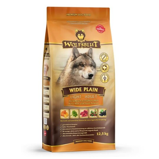 Wolfsblut Hundemat Wide Plain Lys med Hest 12,5 kg Wolfsblut Hundemat Wide Plain Lys med Hest 12,5 kg