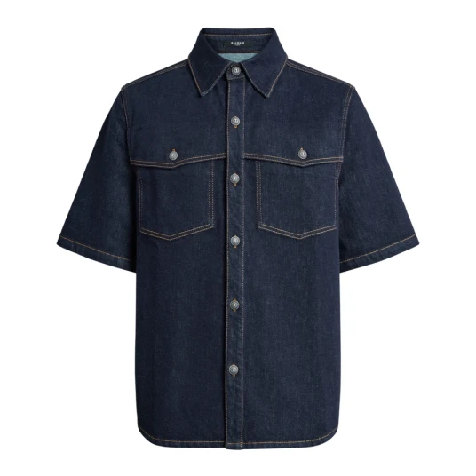 Balmain Herre Skjorter Blå M, Balmain Herre Skjorter Blå M,