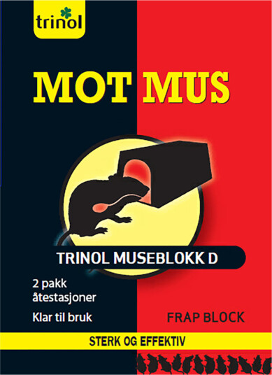 TRINOL ÅTESTASJON MUSEBLOKK 2.STK TRINOL ÅTESTASJON MUSEBLOKK 2.STK