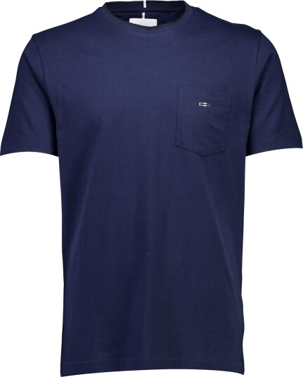 Bison Mini Striped O Neck Tee With Print S/S NAVY X3XL Bison Mini Striped O Neck Tee With Print S/S NAVY X3XL