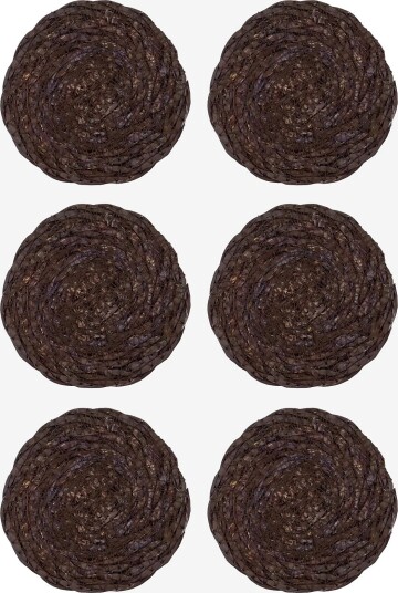 house doctor Placemat Hdcoaster Chocolate CHOCOLATE H:0.5 cm.XL:10 cm.STORAGE BA