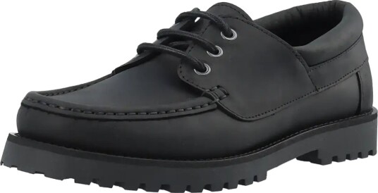 Bianco Biagreg Moc Toe Crazy Horse   Black   46