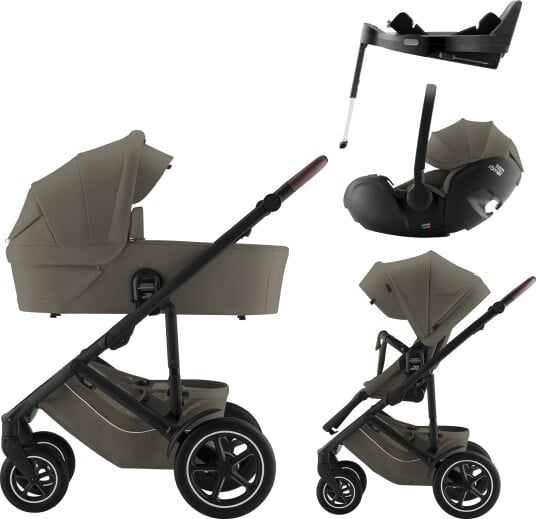 Britax Römer Smile 5Z Urban Olive + Baby Safe Pro + Base 5Z Vario 4in1