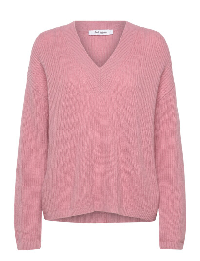 Soft Rebels Srwest V Neck Knit   Pink   S