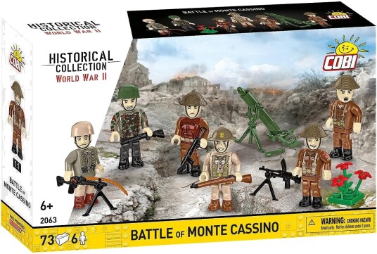 Cobi Factory Build & Battle Monte Cassino byggesett 6+