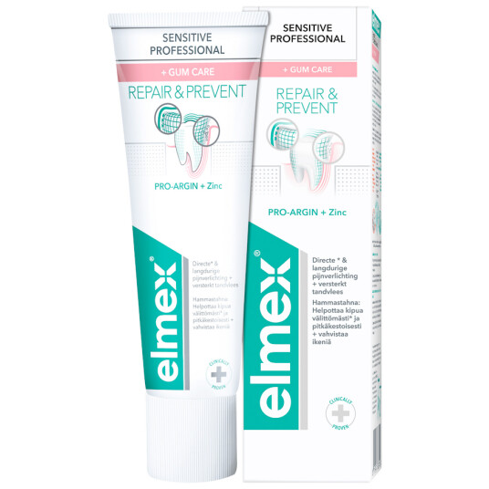 Elmex Tannkrem Sensitive Professional Repair & Prevent + Gum Care 75 ml.
