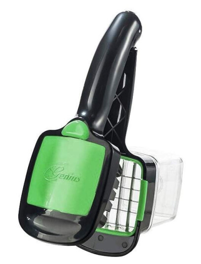 Nicer Dicer Quick - Multifunksjonell Grønnsakskutter - Grønn Nicer Dicer Quick - Multifunksjonell Grønnsakskutter - Grønn