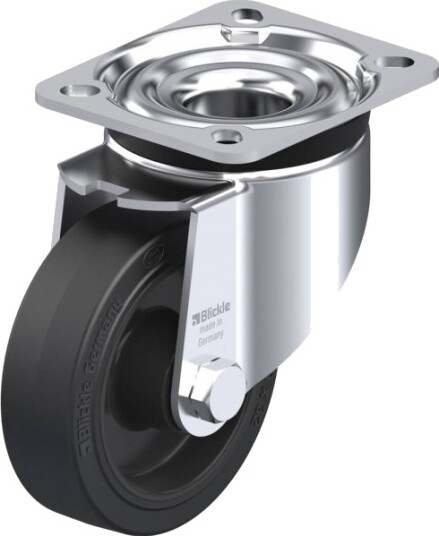 Blickle 850923 Lk-Poev 100Xr-1 Styrehjul, Hjuldiameter 100 Mm, Bæreevne (Maks.) 200 Kg (1 Stk)