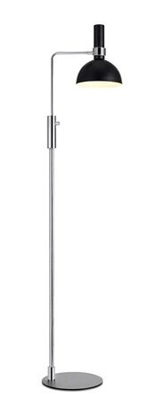 Larry Gulvlampe Sort/Krom