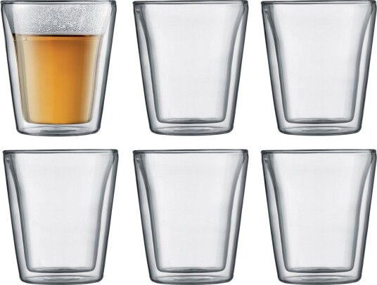 Bodum Canteen Glass med Doble Vegger medium 6 stk