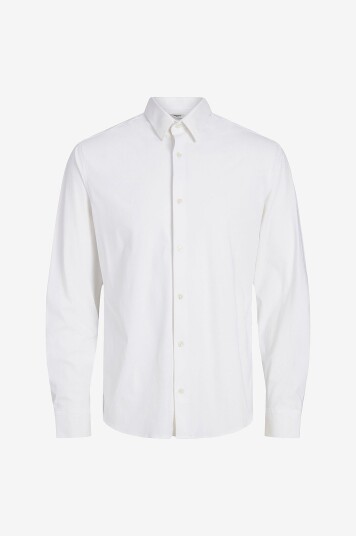 Jack & Jones Skjorte jprBlaactive Stretch Shirt L/S PS Hvit