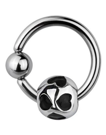 Black Hearts BCR Piercing 1.6 x 10 mm