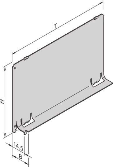 Schroff 34562 823 Luftadministrasjonsbaffel Aluminium Aluminium 3U 160 Mm 1 Stykker 34562823